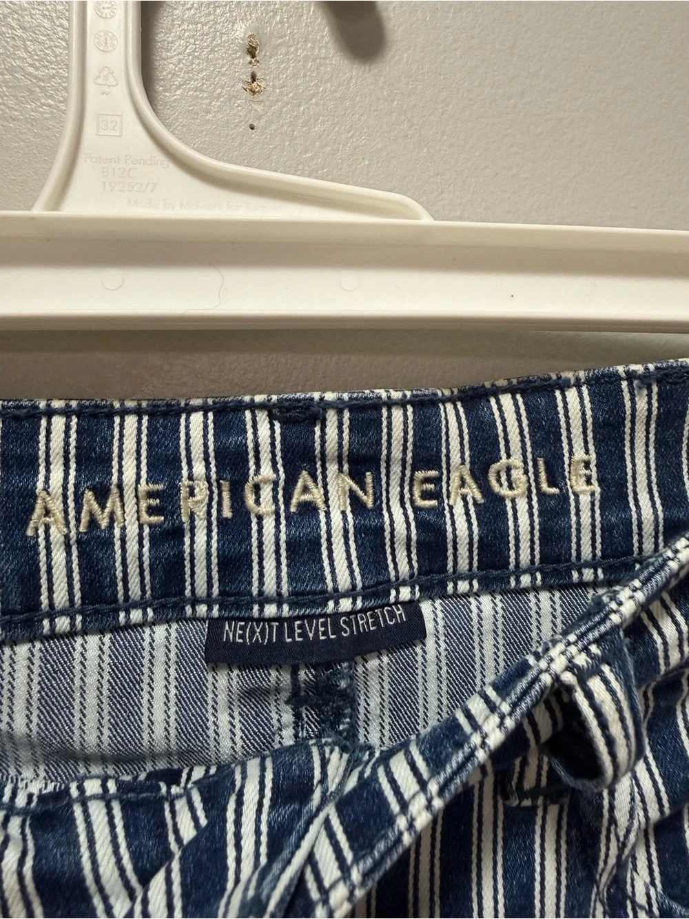 Striped Women’s Denim Shorts
